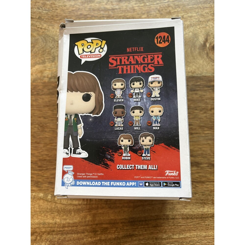 Funko Pop Television Stranger Things Robin 1244 Vinyl Figure Netflix TV Show - Picture 6 of 6